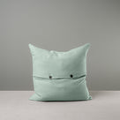Back Side of Large Square Cushion in Sky Color With 2 Buttons