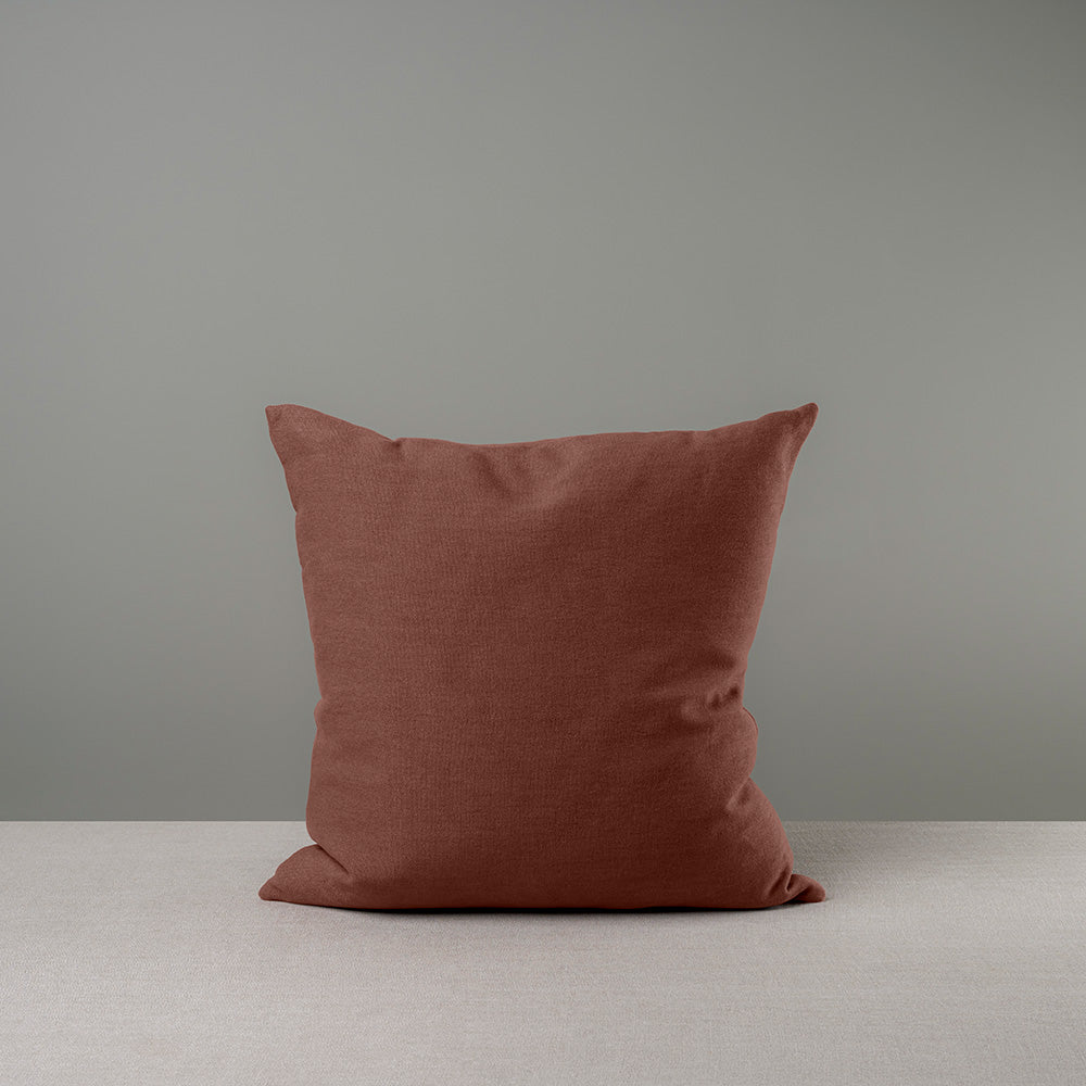 Square Kip Cushion in Laidback Linen, Sweet Briar