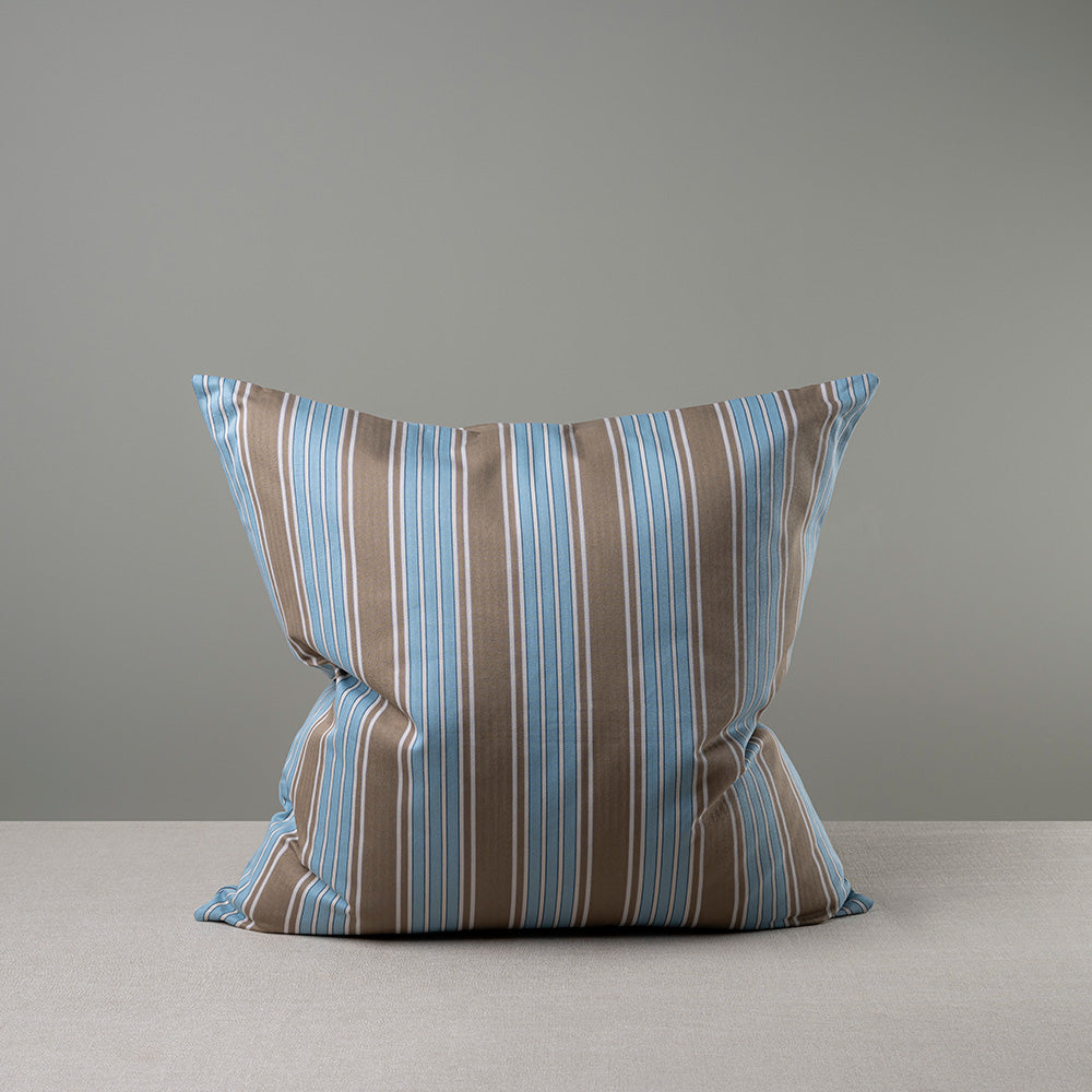 Square Kip Cushion in Regatta Cotton, Blue