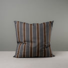 Front Side of Extra Large Square Cushion in Cotton, Charcoal - By NiX