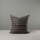 Back Side of Large Square Cushion in Cotton, Charcoal With 2 Buttons