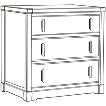 Drawing of Shipshape Chest of Drawers - By NiX