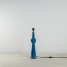Comet Ceramic Table Lamp Base in Blue - Nicola Harding