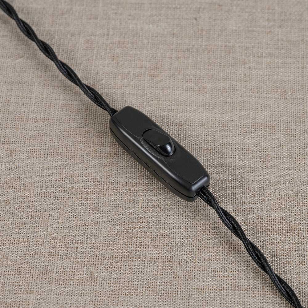 ON/OFF Switch on Twisted Fiber Cable For NiX Lamp - Nicola Harding