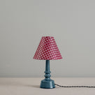Ditsy Ceramic Table Lamp Base in Sea Blue - Nicola Harding