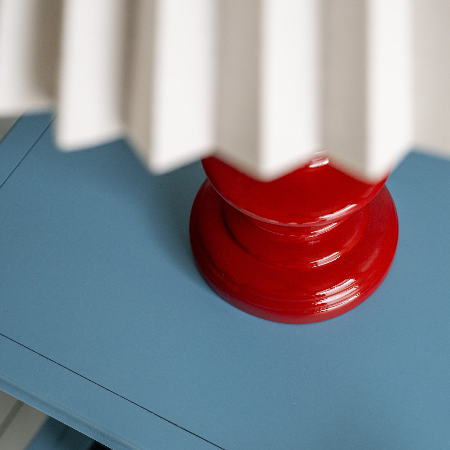 Table Lamp Base in Berry Red  - NiX