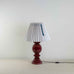 image of Hourglass Ceramic Table Lamp Base in Cherry