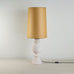 image of Hourglass Ceramic Table Lamp Base in White