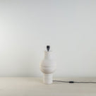 Orb Ceramic Table Lamp Base in Warm White - Nicola Harding