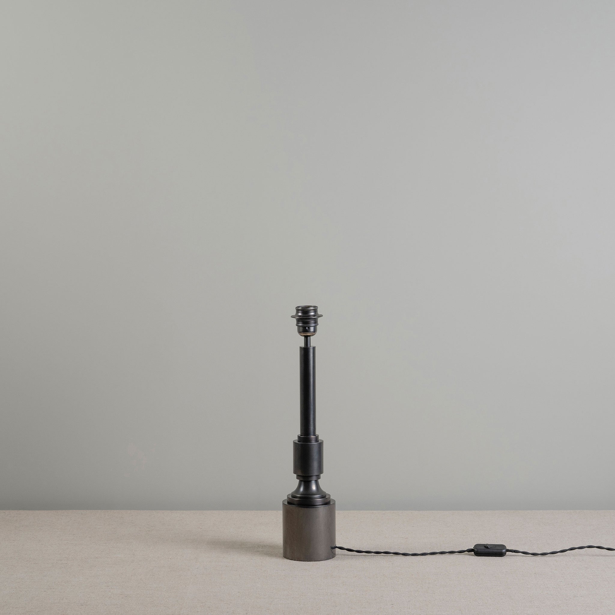 Waxed solid brass lamp base - By NiX