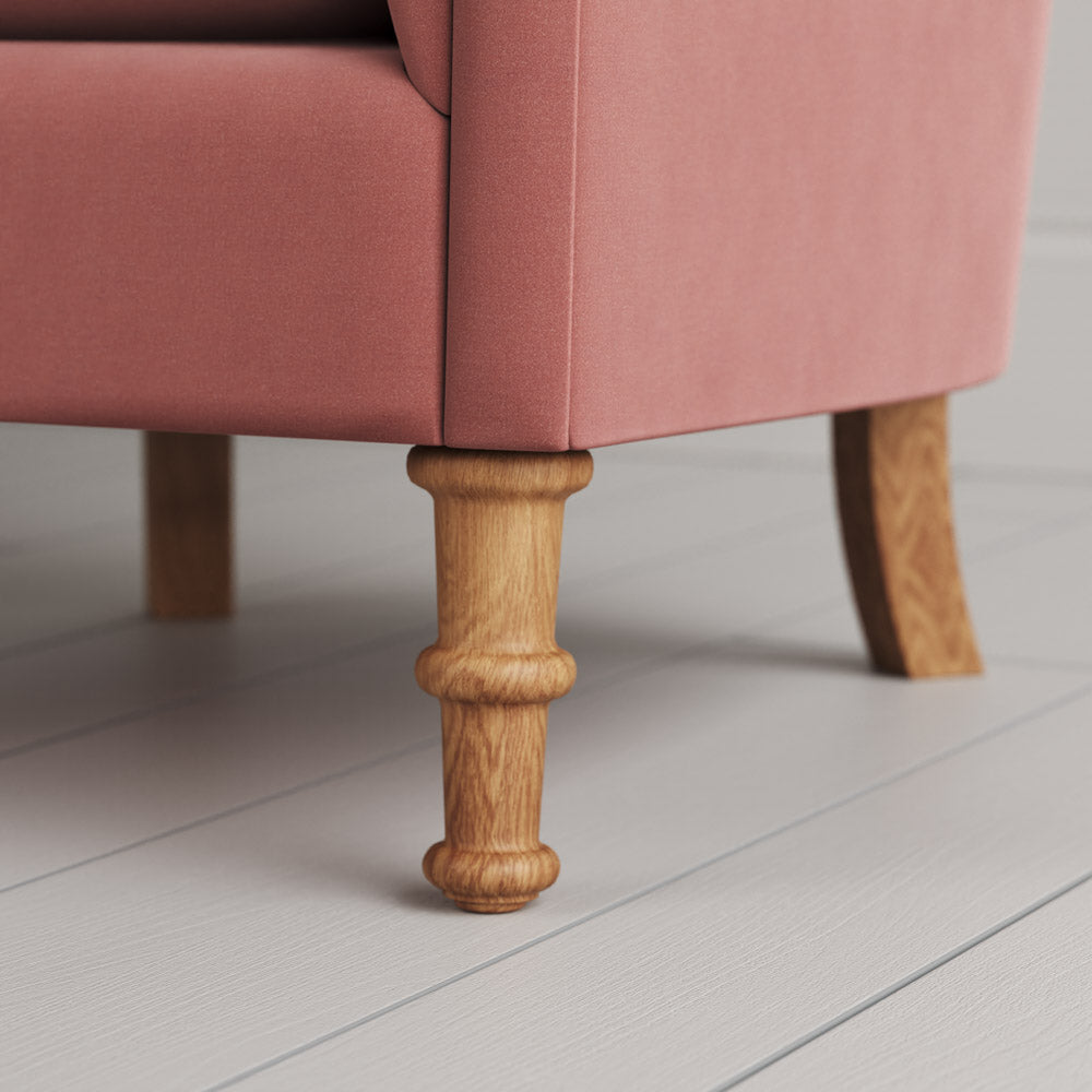 Time Out Armchair in Intelligent Velvet Damson