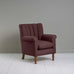 image of Time Out Armchair in Laidback Linen Damson