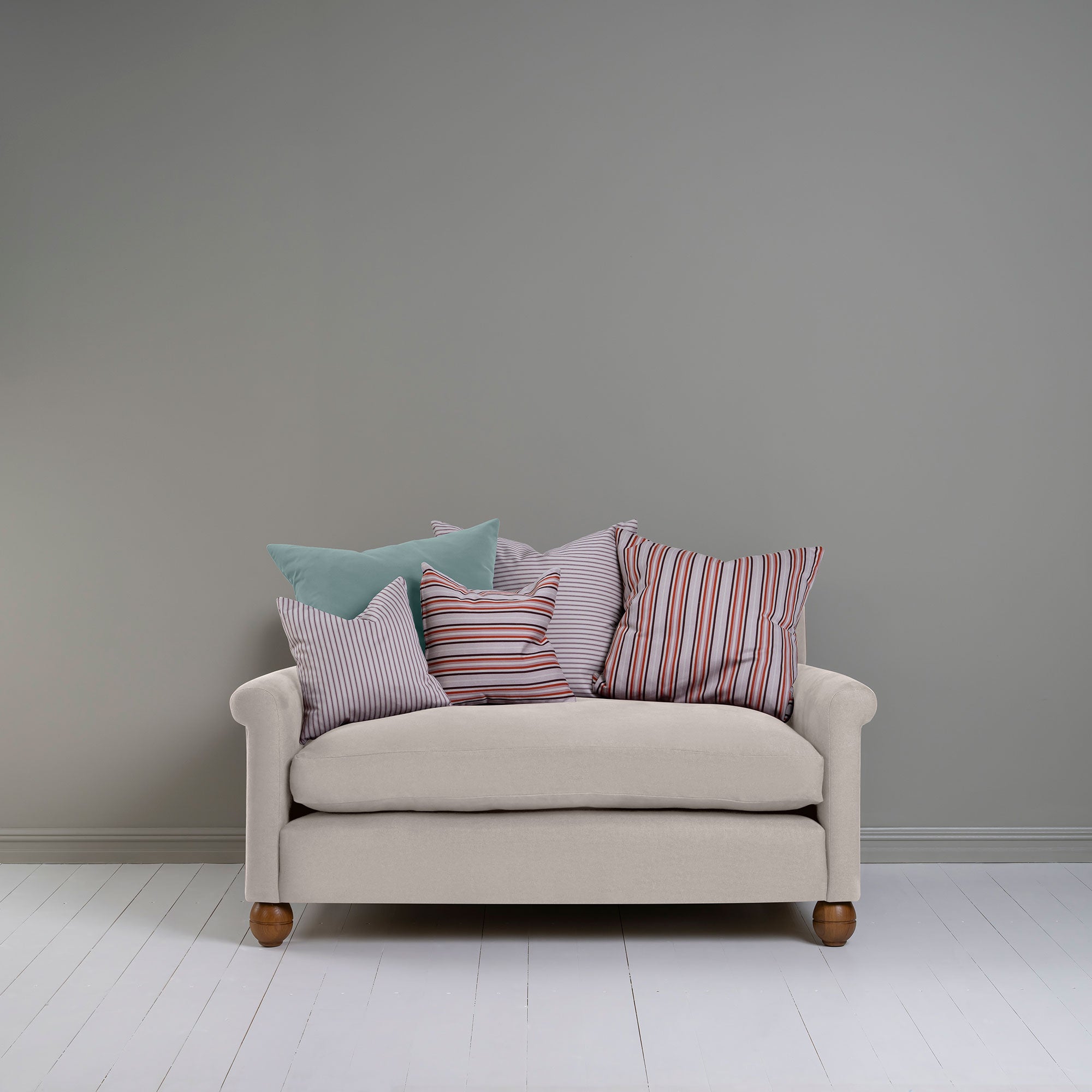  Idler 2 Seater Sofa in Laidback Linen Pearl Grey 