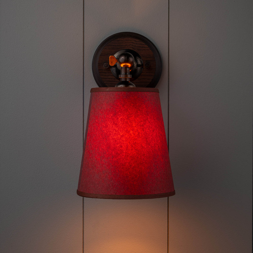 Wall Light With Lampshade and Lights 'On'