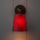 Wall Light With Lampshade and Lights 'On'