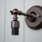 Brass Wall Light Arm Closeup - By NiX