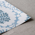 Edge Finishing of Dingle Wallpaper in Sugarbag Blue and Peacock - Nicola Harding