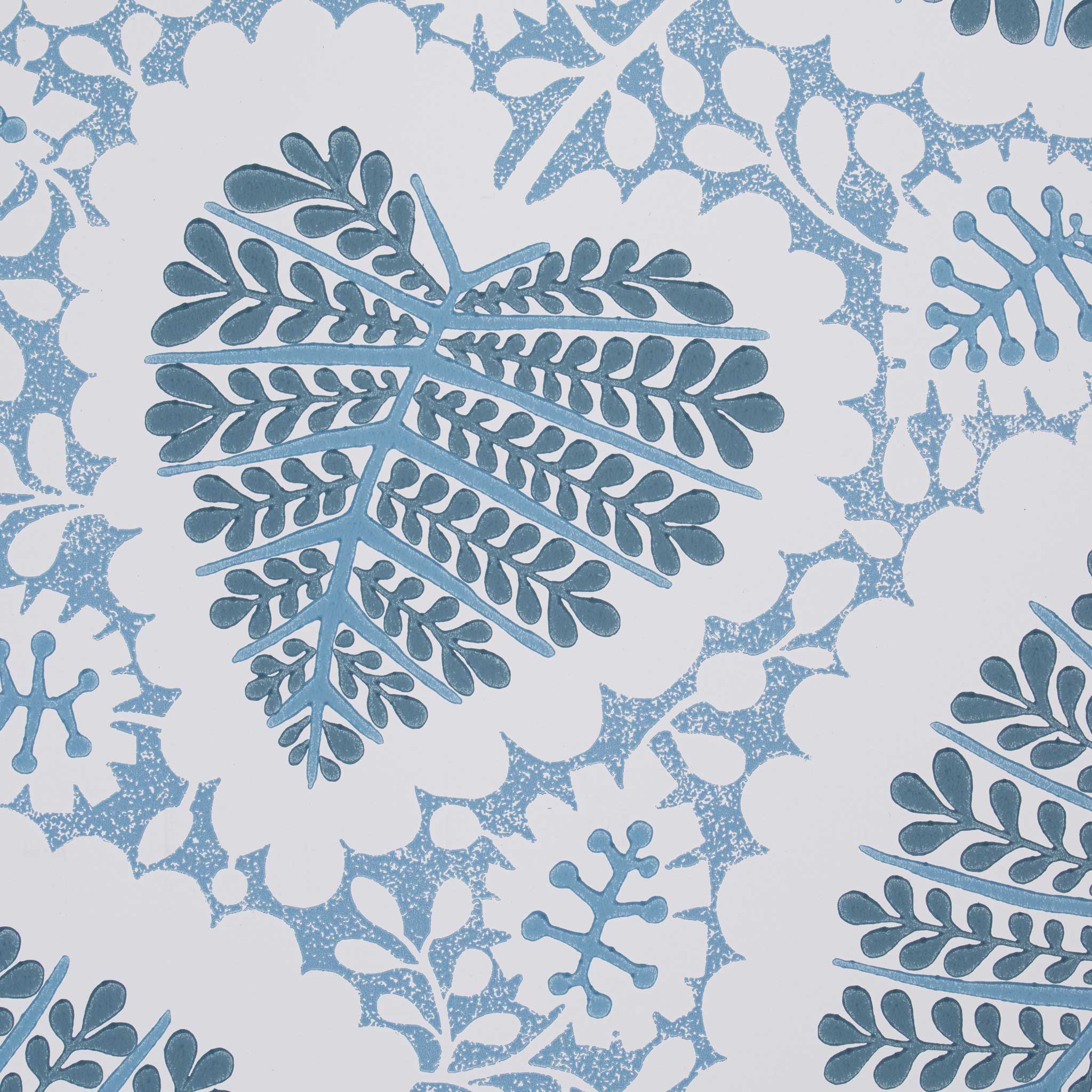  Dingle Wallpaper in Sugarbag Blue and Peacock 