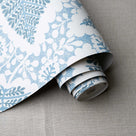 Wallpaper Roll in Sugarbag Blue and Peacock - Nicola Harding
