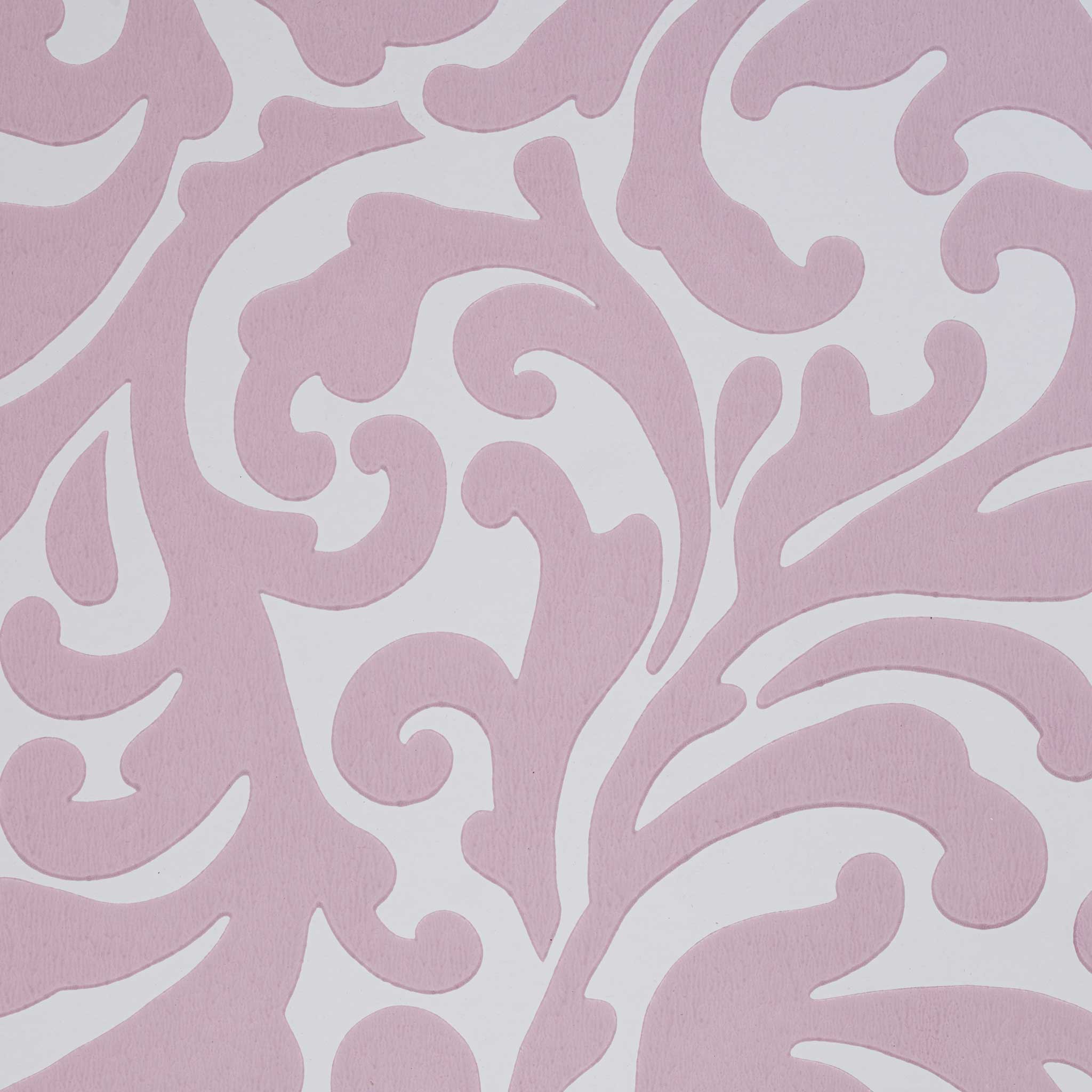 Design Closeup of Wallpaper in Rose Pink - Nicola Harding
