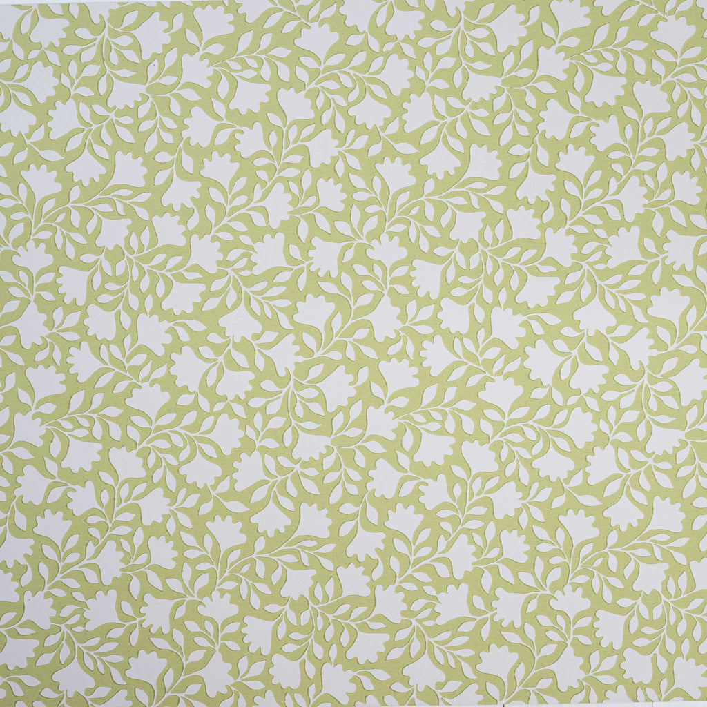 Ginko Wallpaper in Moss Green - Nicola Harding