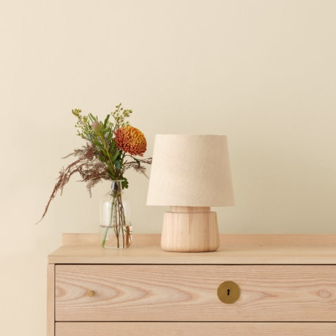 90's Mini Desk Lamp Rose in Silver - Nicola Harding