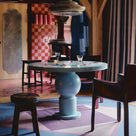  Raconteur Dining Table in Glacier Blue 