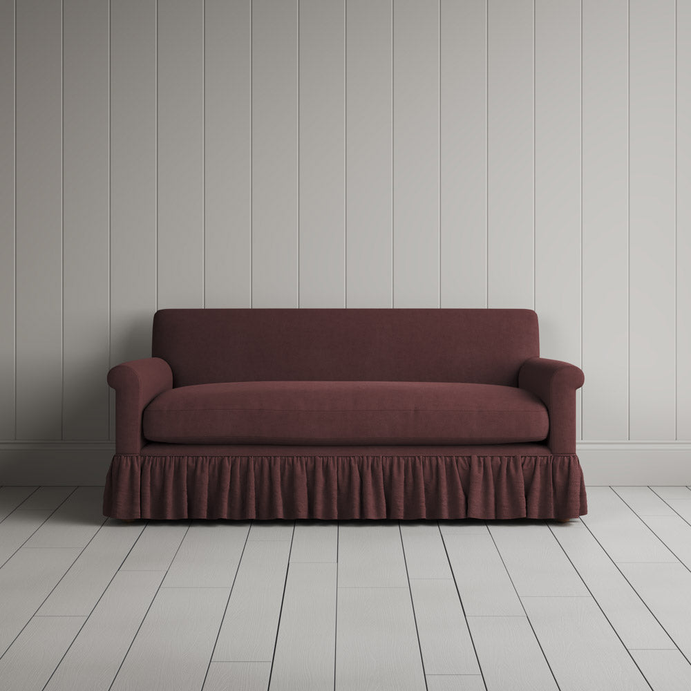 Curtain Call 2 Seater Sofa in Laidback Linen Damson