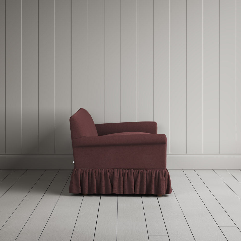 Curtain Call 2 Seater Sofa in Laidback Linen Damson