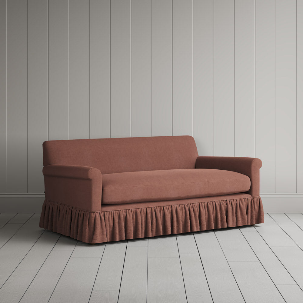 Curtain Call 2 Seater Sofa in Laidback Linen Sweet Briar
