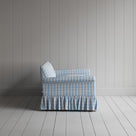 Curtain Call 3 Seater Sofa in Square Deal Cotton, Blue Brown