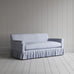 image of Curtain Call 2 Seater Sofa in Ticking Cotton, Aqua Brown