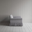 Curtain Call 2 Seater Sofa in Ticking Cotton, Blue Brown