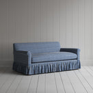 Curtain Call 2 Seater Sofa in Well Plaid Cotton, Blue Brown