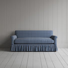 Curtain Call 2 Seater Sofa in Well Plaid Cotton, Blue Brown