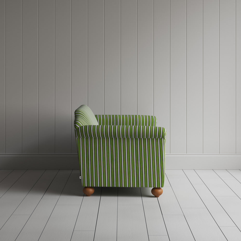  Dolittle 2 Seater Sofa in Colonnade Cotton, Green and Wine 
