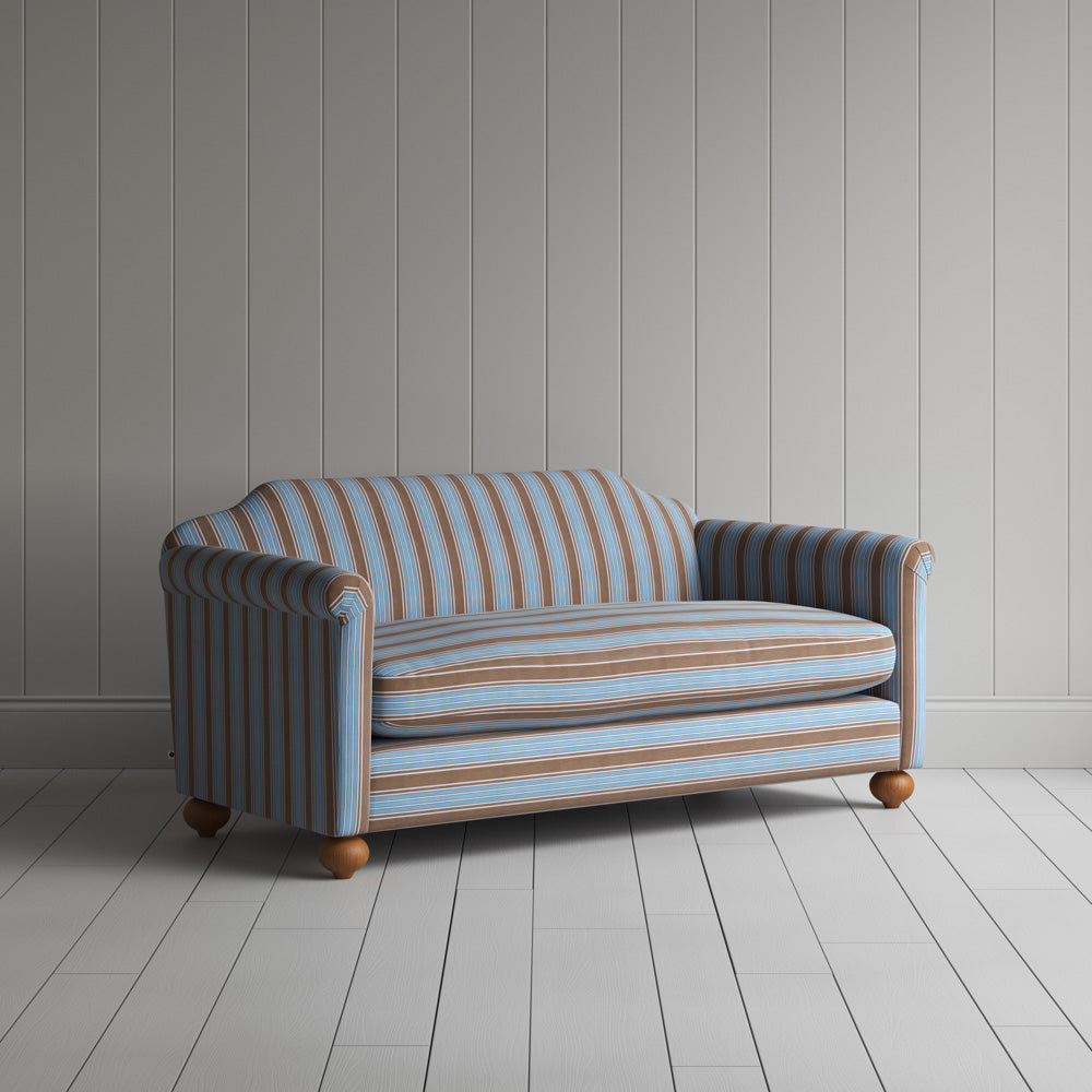  Dolittle 2 Seater Sofa in Regatta Cotton, Blue 