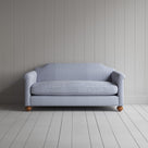 Dolittle 2 Seater Sofa in Ticking Cotton, Aqua Brown