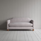 Dolittle 2 Seater Sofa in Ticking Cotton, Berry