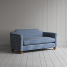 Dolittle 2 Seater Sofa in Well Plaid Cotton, Blue Brown