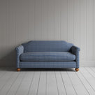 Dolittle 2 Seater Sofa in Well Plaid Cotton, Blue Brown