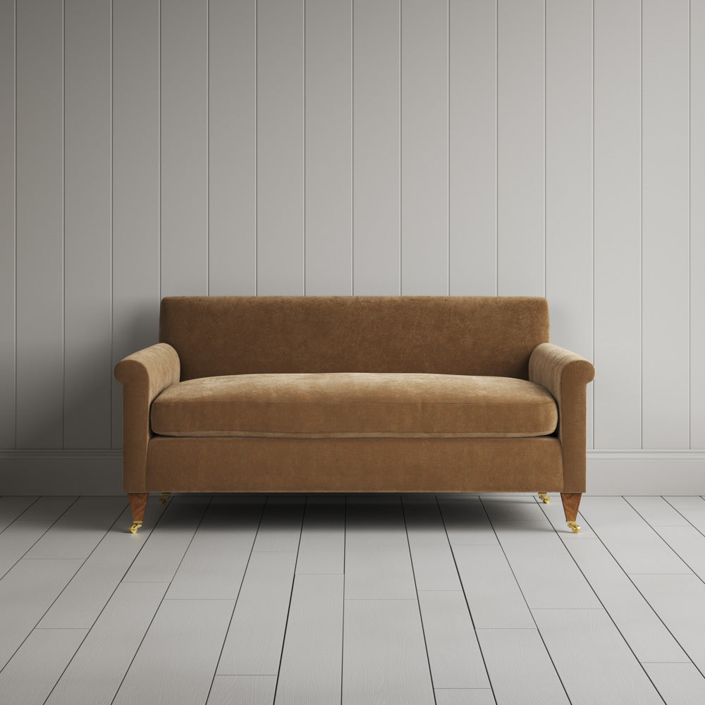  Front View of Idler 2 seater sofa in Classic Corduroy Stone Beige 