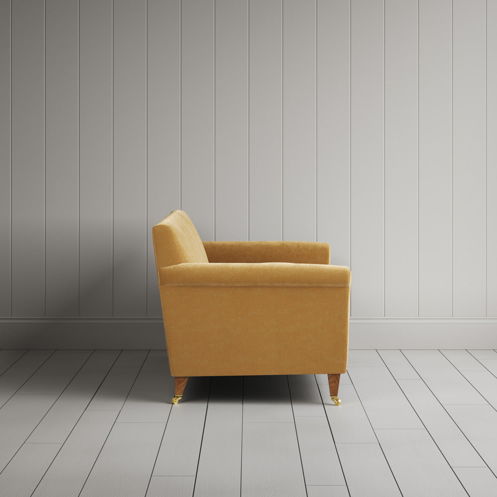  Side view of Idler 2 seater sofa in Classic Corduroy Wheat 