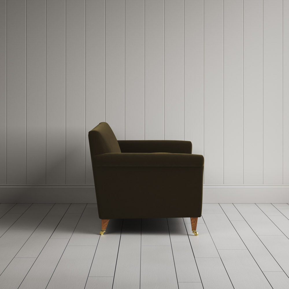 Idler 2 Seater Sofa in Intelligent Velvet Seaweed