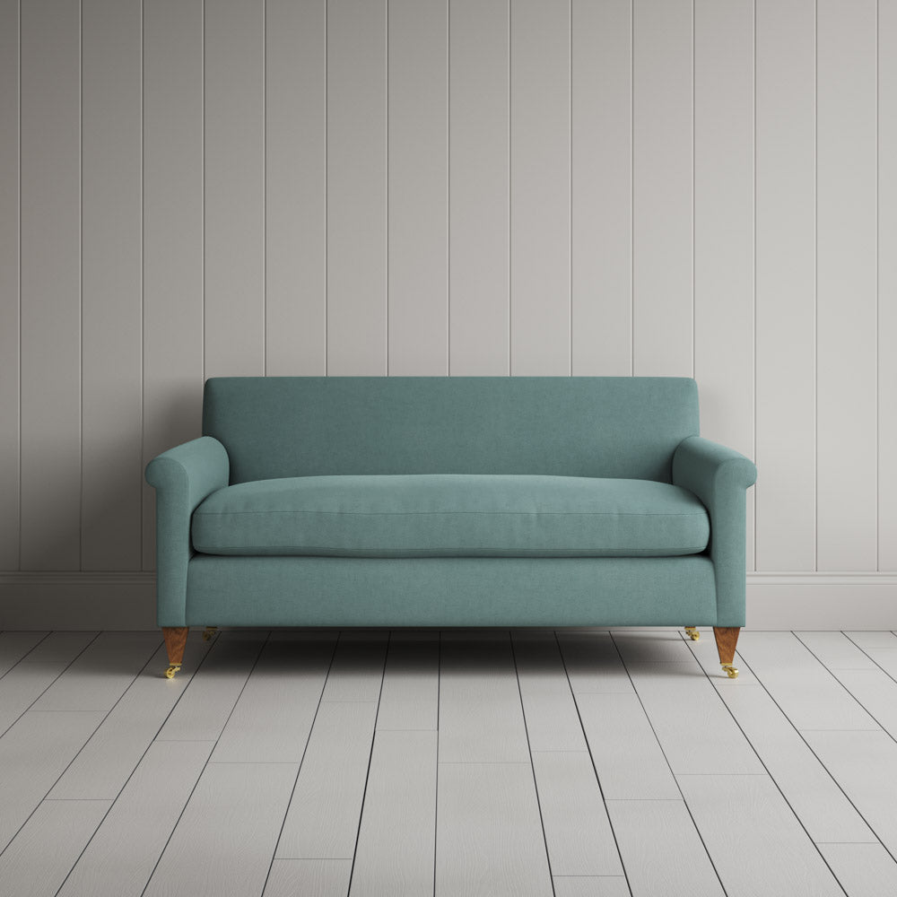  Idler 2 Seater Sofa in Laidback Linen Cerulean 