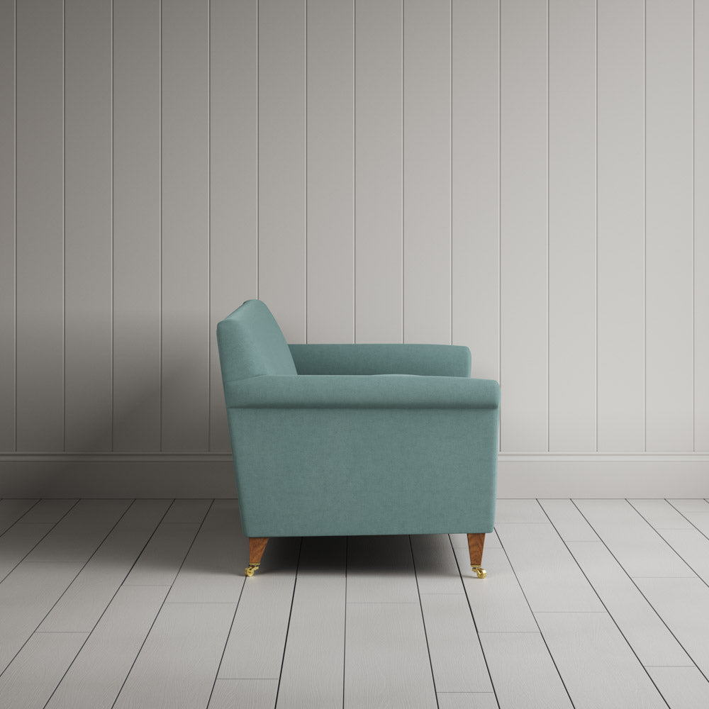 Idler 2 Seater Sofa in Laidback Linen Cerulean