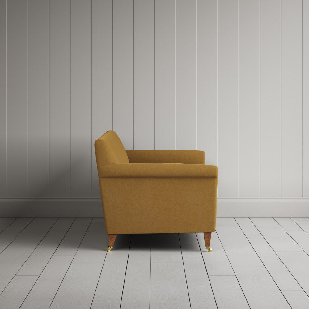 Idler 2 Seater Sofa in Laidback Linen Ochre