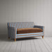 image of Idler 2 Seater Sofa in Regatta Blue Frame and Classic Corduroy Tobacco Seat
