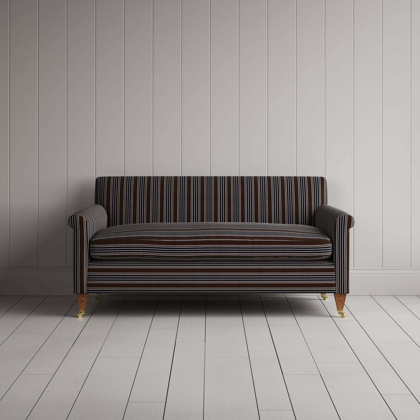 Idler 2 Seater Sofa in Regatta Cotton, Charcoal
