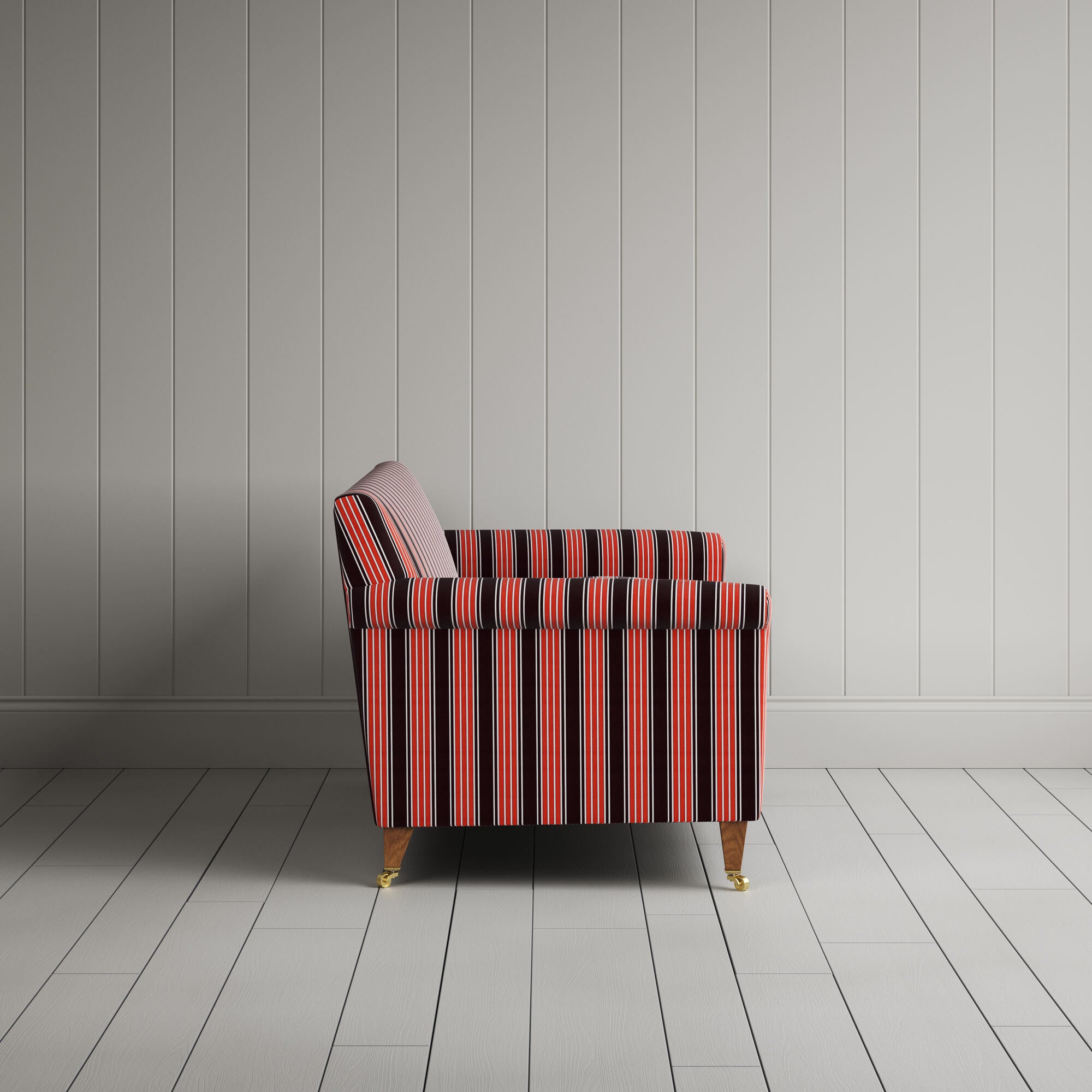  Idler 2 Seater Sofa in Regatta Cotton, Flame 